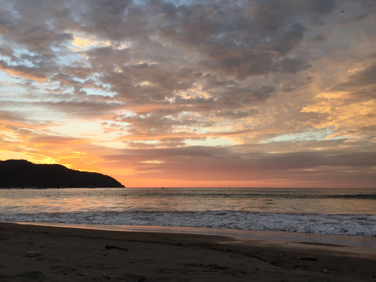 Sunset in Puerto López